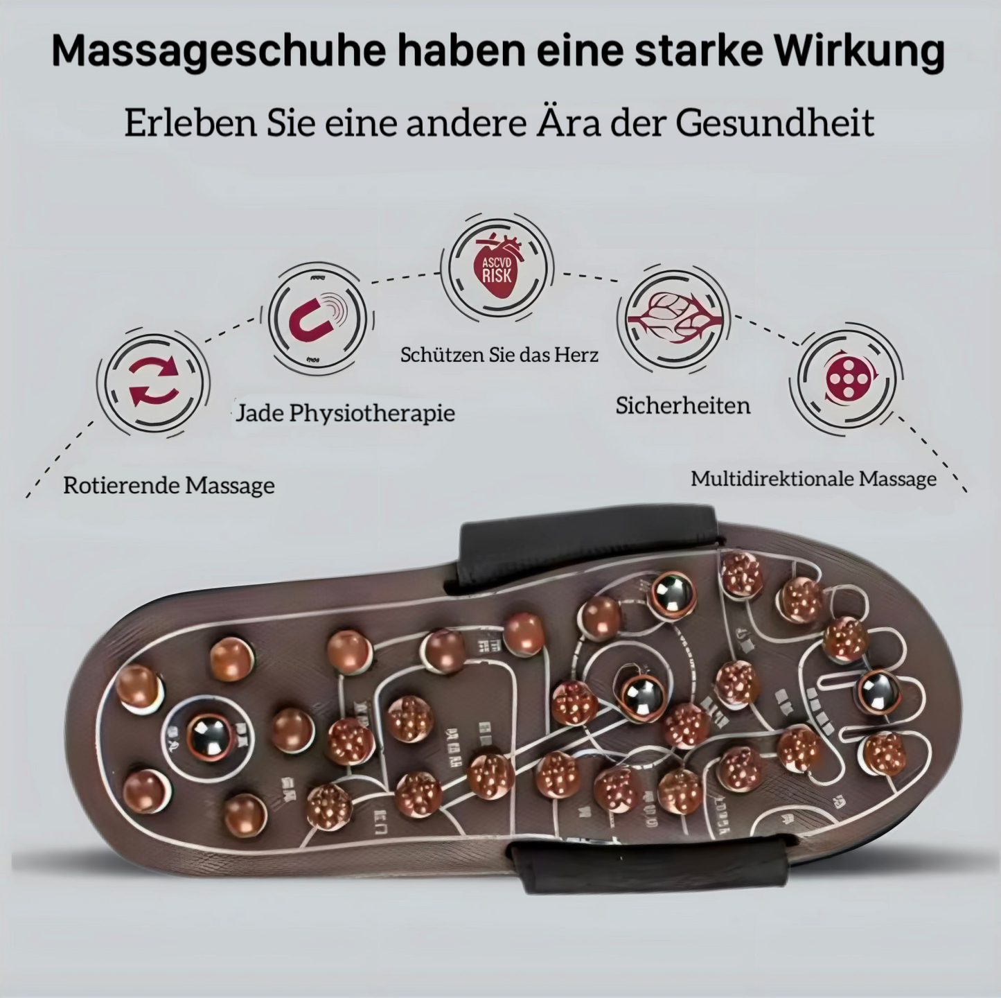 Orthopädische Massage-Hausschuhe
