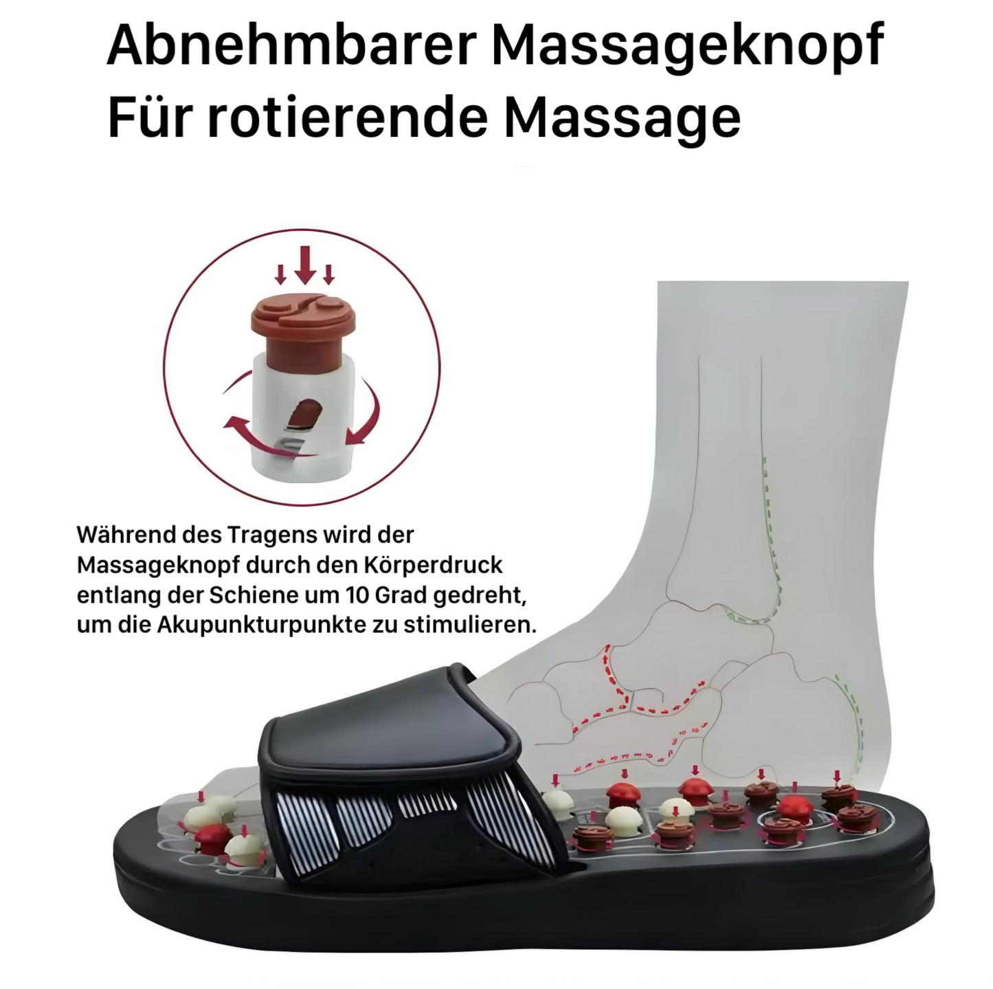 Orthopädische Massage-Hausschuhe